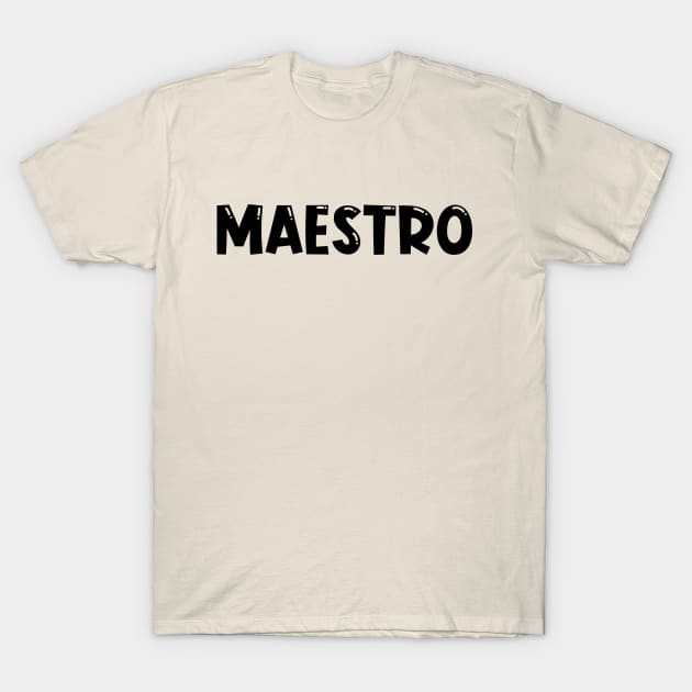 MAestro sticker T-Shirt by Franstyas